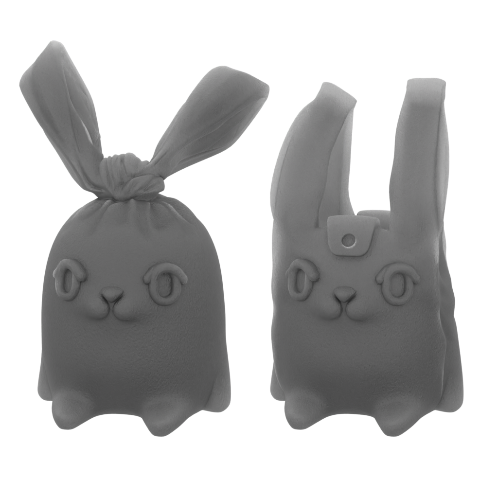 Bunny with a Thousand Faces - Plastic Bags
