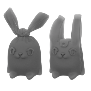 Bunny with a Thousand Faces - Plastic Bags