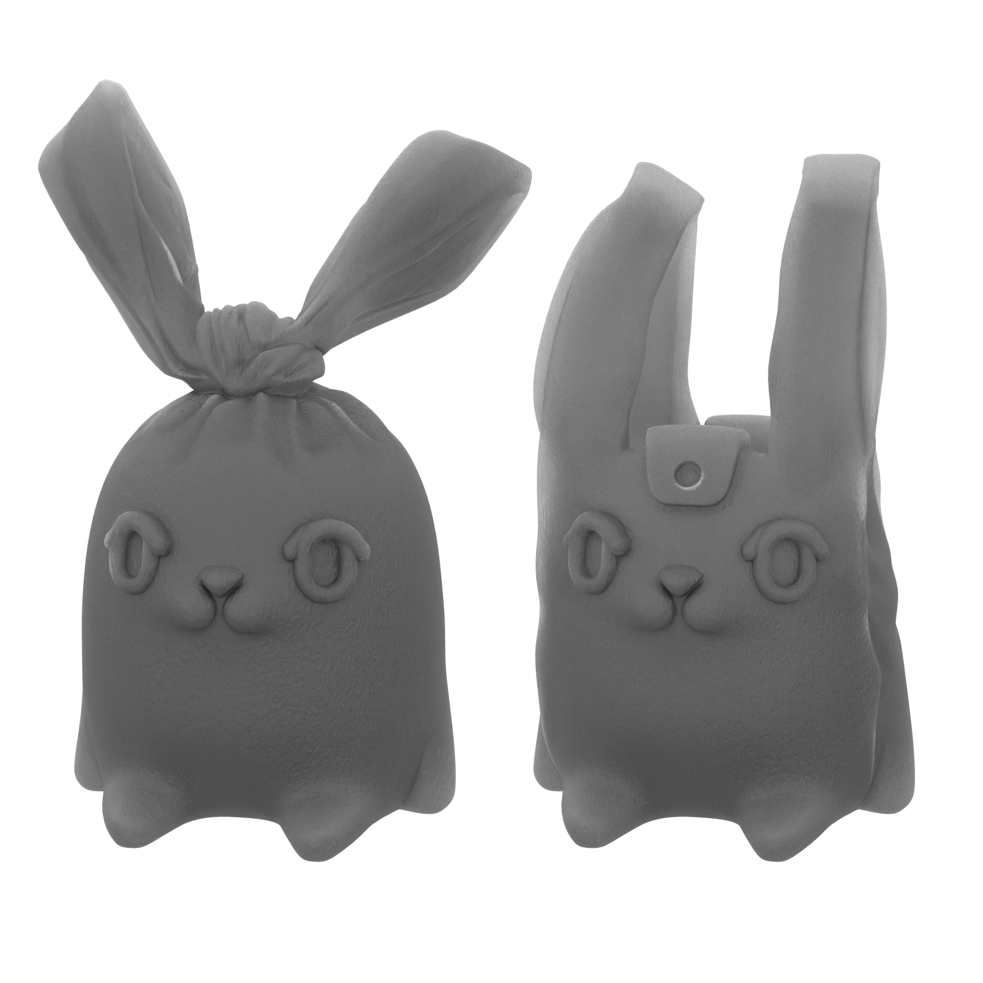 Bunny with a Thousand Faces - Plastic Bags - Image 1
