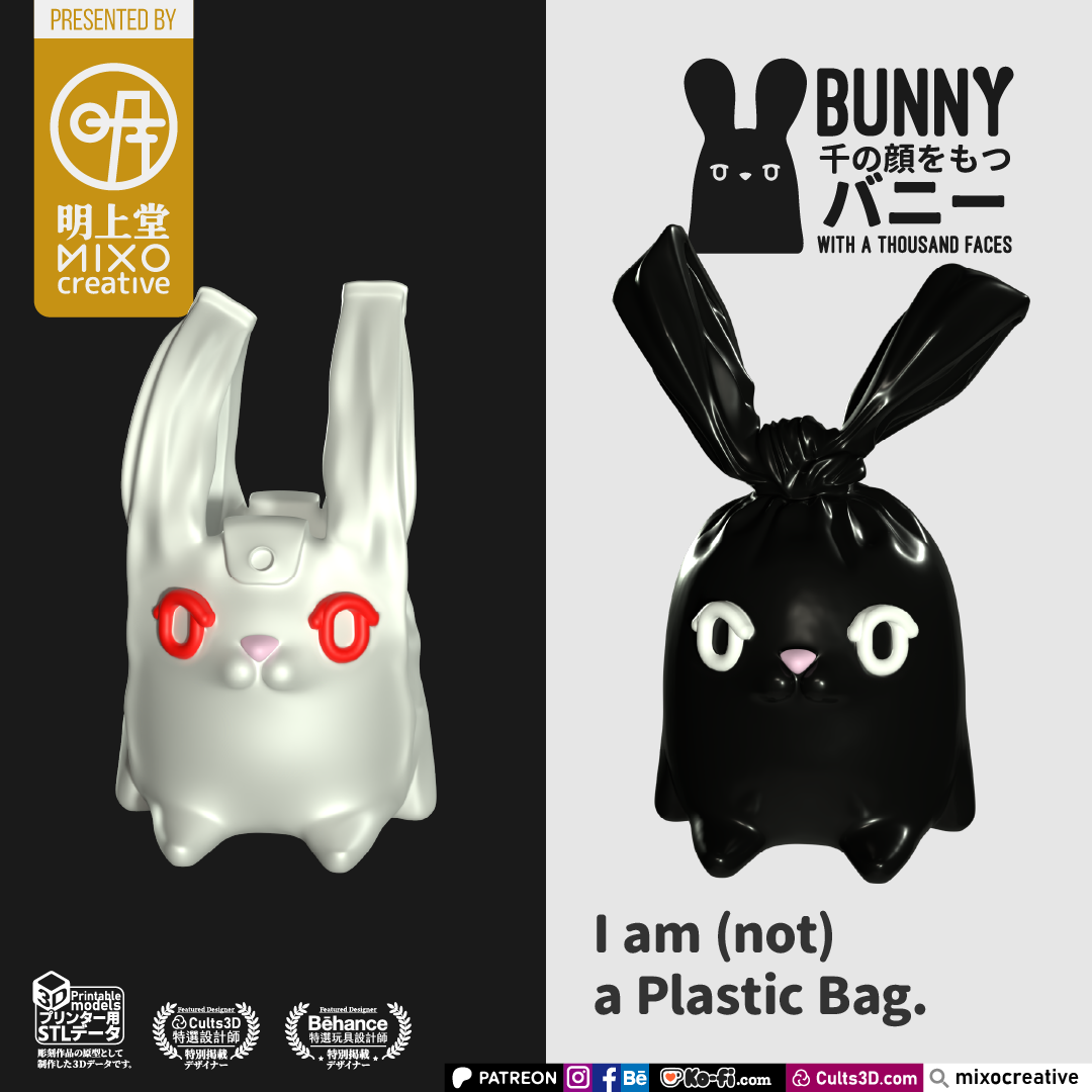 Bunny with a Thousand Faces - Plastic Bags - Image 1