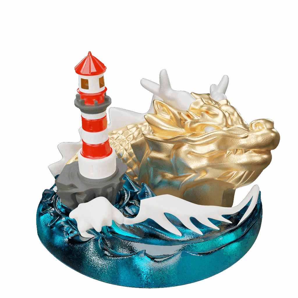 Dragon and Lighthouse