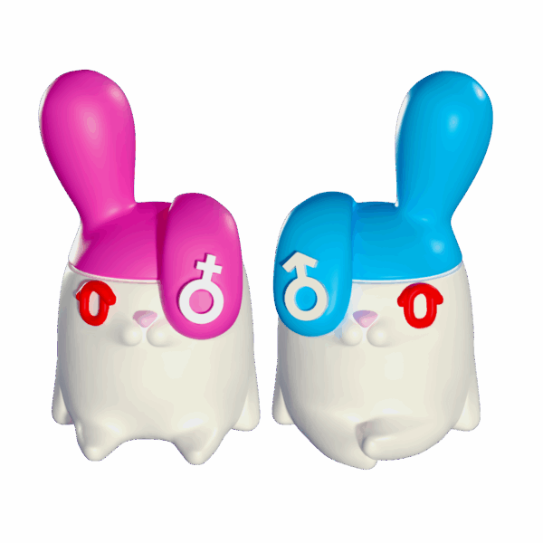 Bunny with a Thousand Faces - In Pair