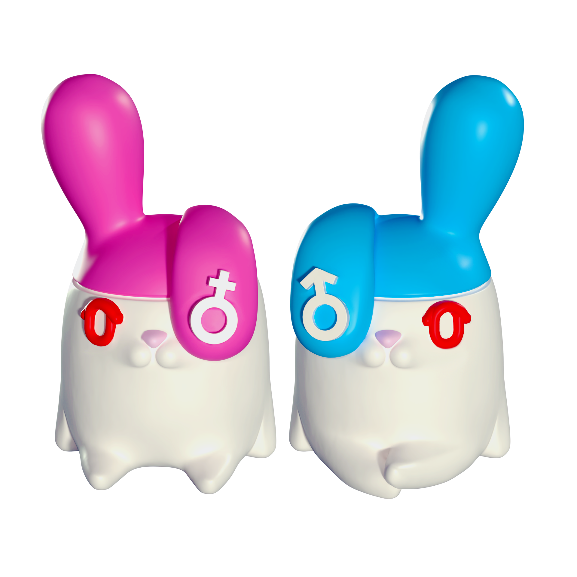Bunny with a Thousand Faces - In Pair - Image 1