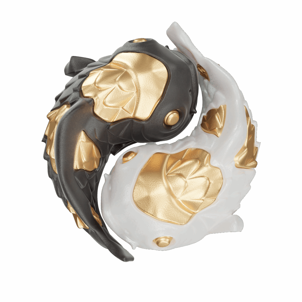 Yin Yang Tai Chi Koi